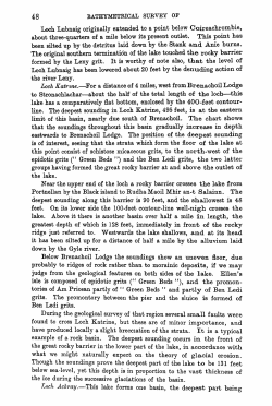 Loch Lubnaig originally extended to a point below Coireachrombie