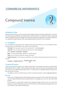 compound Interest