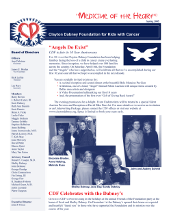 Spring 2005 - Clayton Dabney Foundation