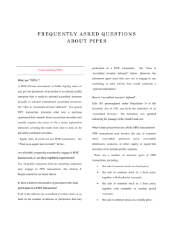 frequently asked questions about pipes