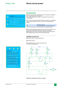Short-circuit power - Schneider Electric