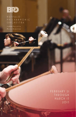 table of contents | february 21 &ndash; march 15, 2015