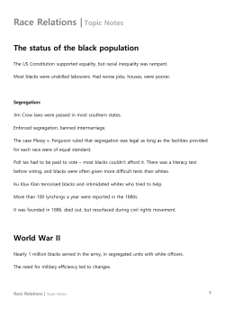 Race Relatons - Sample Notes [PDF Document]