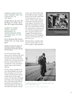 hoboes, bindlestiffs, fruit tramps, and the