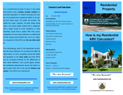 Annual Rental Value for a residential unit