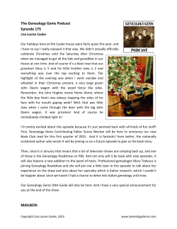 The Genealogy Gems Podcast Episode 175 MAILBOX: