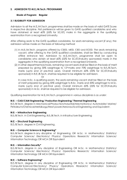 admission to me-mtech programs