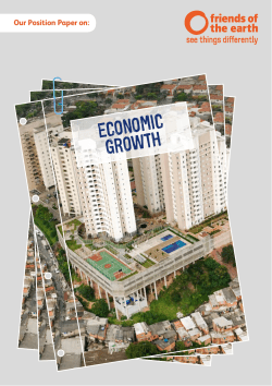 Economic growth - Friends of the Earth