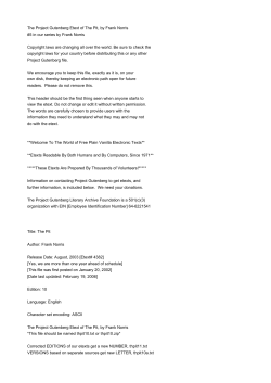 The Project Gutenberg Etext of The Pit, by Frank Norris #5 in our