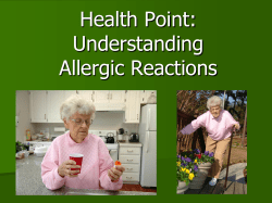 Living with your Allergies