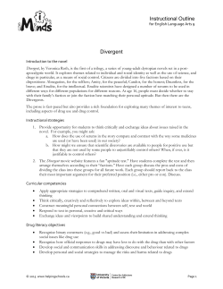 Instructional Outline Divergent
