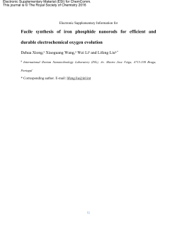Facile synthesis of iron phosphide nanorods for efficient and durable