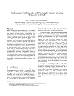 Hex-Dominant Mesh Generation with