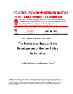 The Patriarchal State and the Development of