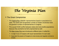 The Virginia Plan