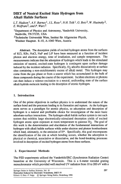 DIET of Neutral Excited State Hydrogen from Alkali Halide Surfaces