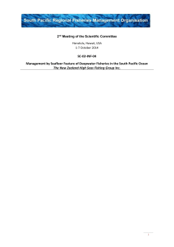 SC-02-INF-0ϰ Management by Seafloor Feature of Deepwater