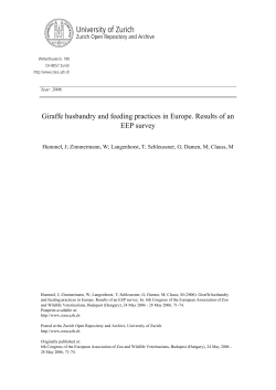 University of Zurich - Zurich Open Repository and Archive