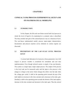 chapter 2 conical tank process experimental setup
