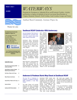 Newsletter Fall 2009 - Final.pub