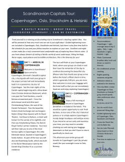 Scandinavian Capitals Tour: Copenhagen, Oslo - Go