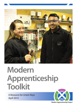 Modern Apprenticeship Toolkit
