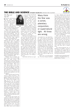 Many think the Star was a comet, planetary conjunction, or