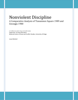 Nonviolent Discipline - OUR Archive