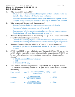 Unit 3 Review - Moorpark College