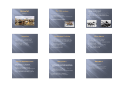 15th century: first Cossacks at the Don Fled from central Russia and