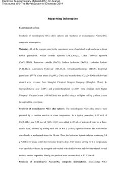Supporting Information - Royal Society of Chemistry