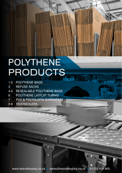 Polythene Products - Test Valley Packaging