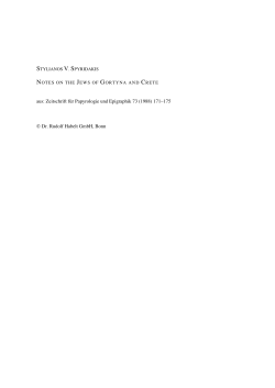 aus: Zeitschrift für Papyrologie und Epigraphik 73 (1988) 171–175