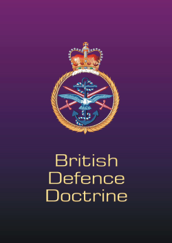 JWP 0-01 British Defence Doctrine