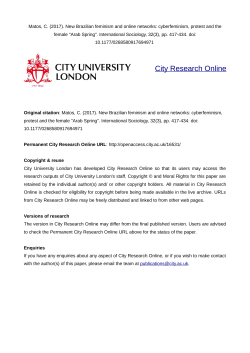 - City Research Online