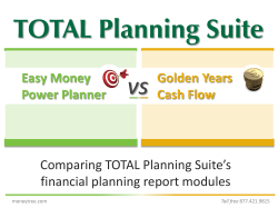 Easy Money vs Golden Years