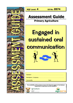 Engaged in sustained ora ll communication