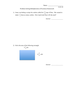 Problem Solving Multiplication of Fractions greater than, less than