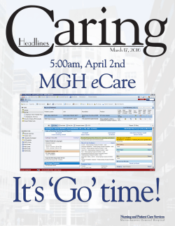 March 17, 2016 - Mass General Hospital