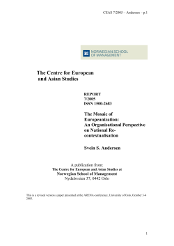 European integration is charcterised by a puzzeling duality