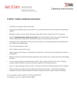 Cleaning Instructions