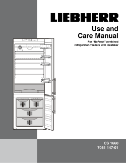 CS 1660 user care manual