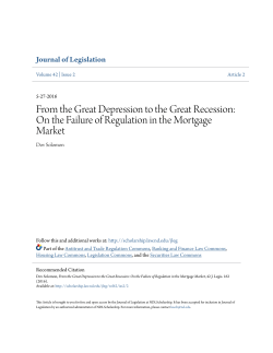 From the Great Depression to the Great Recession: On the Failure of