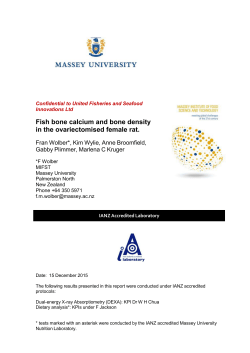 Fish bone calcium and bone density in the