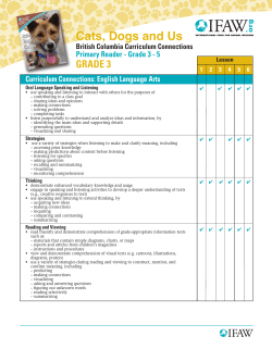 Curriculum Links for Primary Readers (BC)