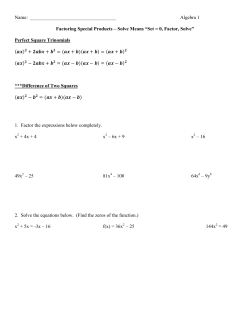 notes worksheet