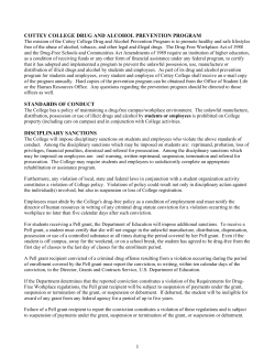 Drug and Alcohol Prevention Program