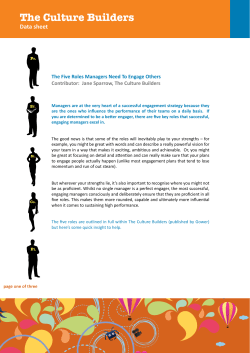 The Culture Builders
