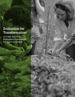 Evaluation for Transformation: A Cross Sectoral Evaluation