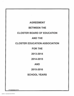 2013&middot;2014 2014&middot;2015 2015&middot;2016 - New Jersey School Boards